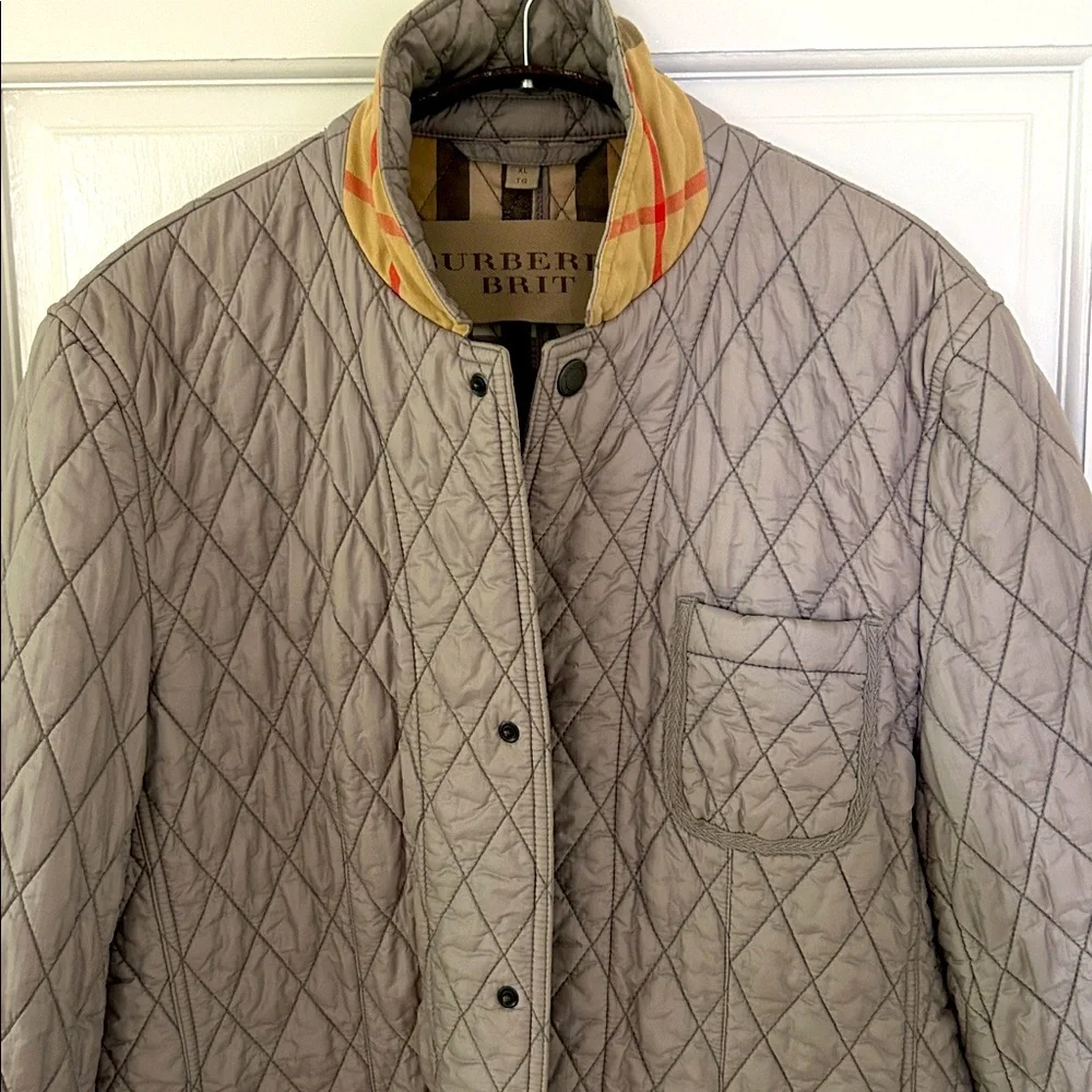 Burberry Quilted Men's Jacket in Herons (size XL) - Picture 13 of 14